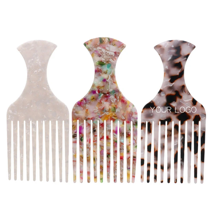 

4mm Curly Hair Brush Afro Comb Salon Hairdressing Styling Long Tooth Styling Pick Styling Comb combs for women