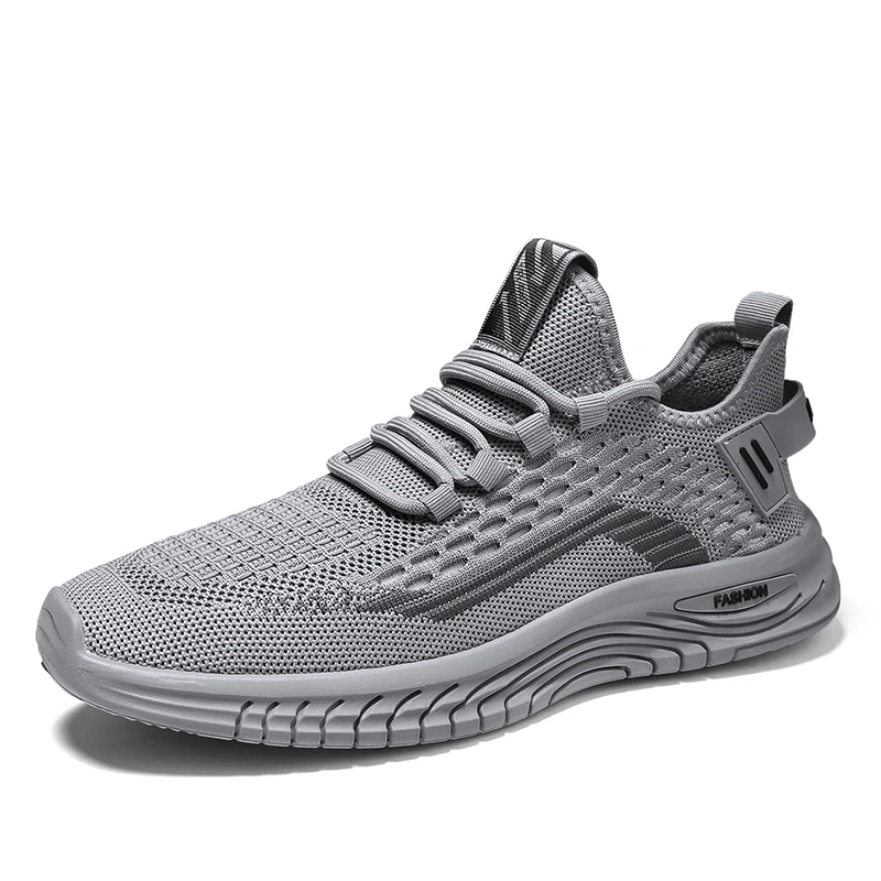 

2021 New Walking Style Male White Shoes Speed Knit Trainer Sneakers Race Mens Trainers Casual Black Running Shoes, Optional
