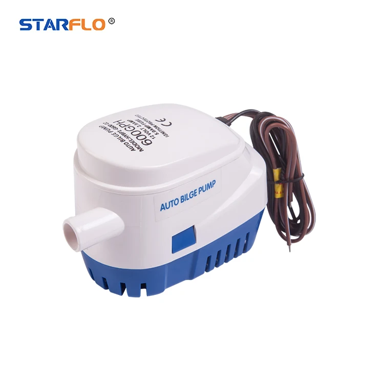 

STARFLO factory price 600GPH 12V / 24V DC automatic bilge pump portable marine submersible mini water pump