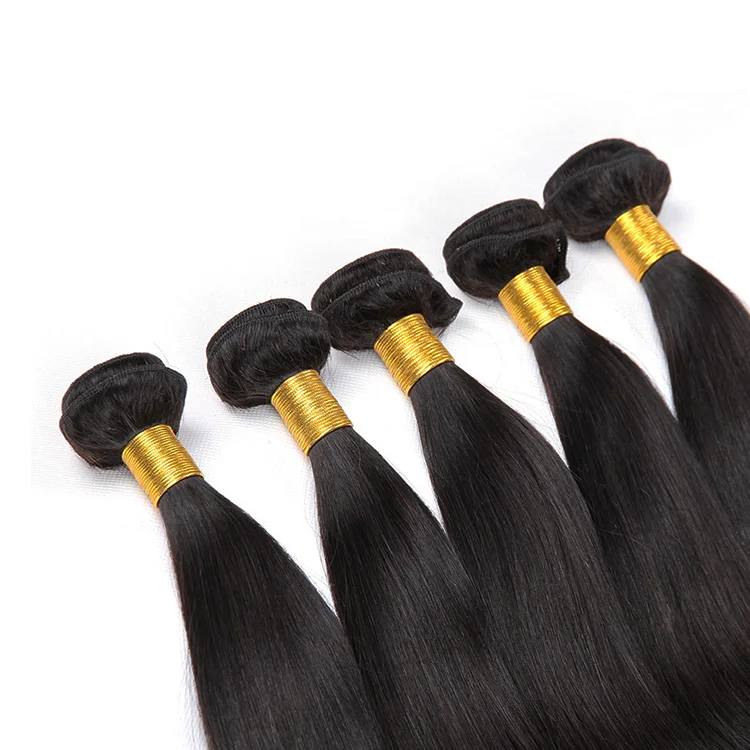 Wholesale 100% Full Cuticle Aligned Raw Virgin Human Hair Extensions 10A Grade Straight Hair Bundles