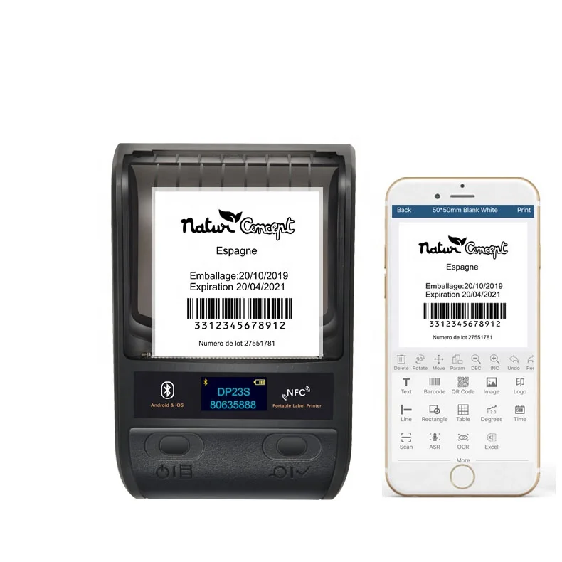 

DeTonger-DP23S for Android iOS Supermarket Price Label Printer