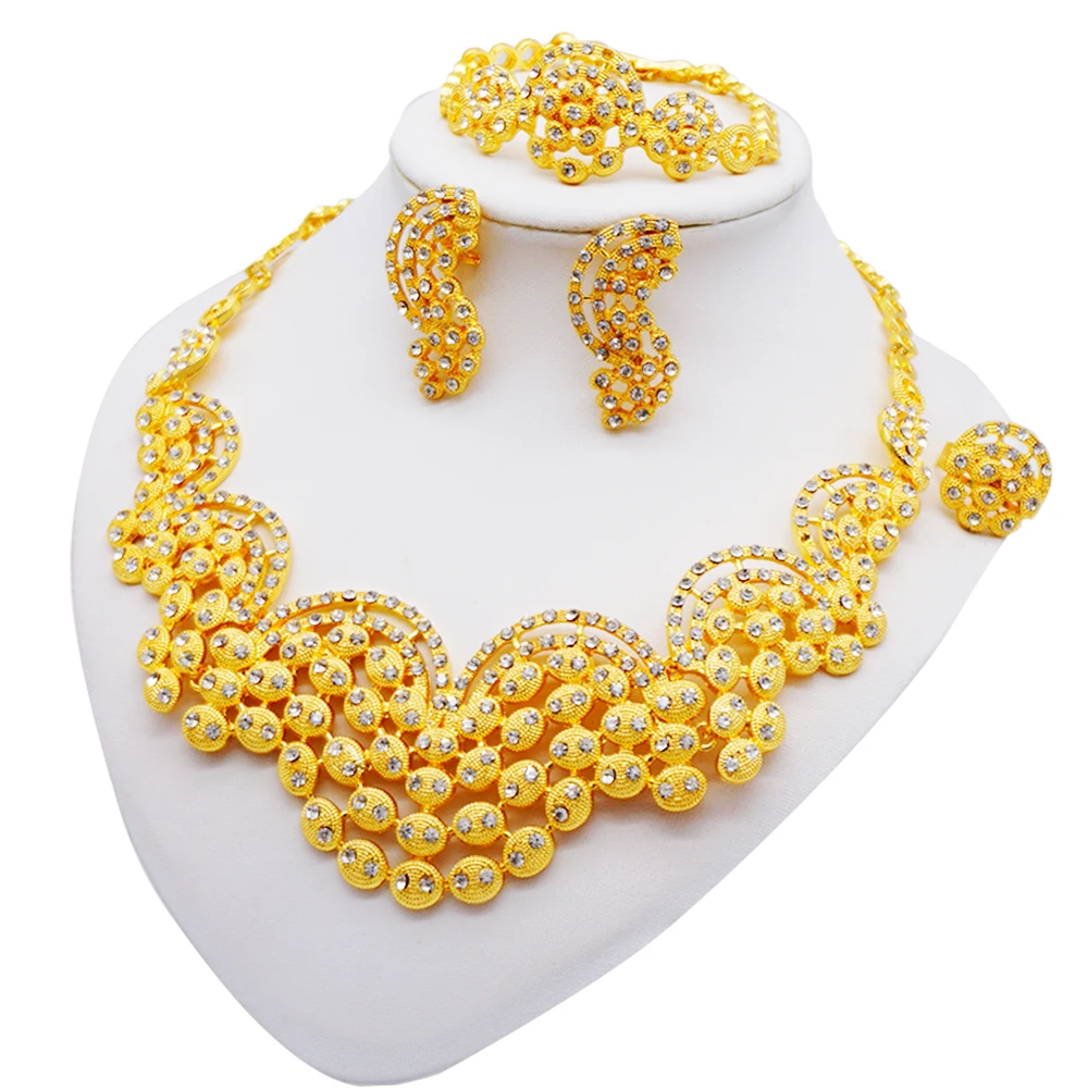 

fasion jewellery women jewelry set women high quality gold jewelry set BJ959