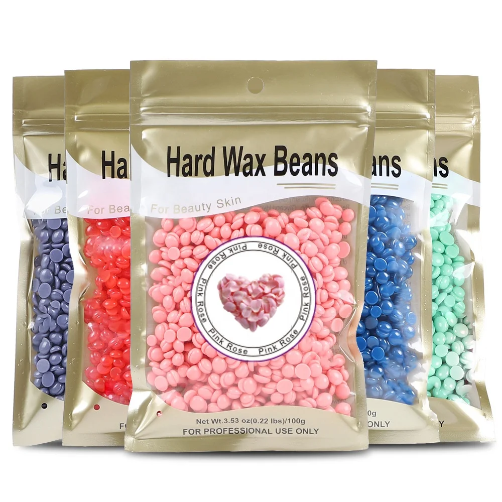 

New Arrival 100g Rose Hard Wax Beans for Hair Removal Body Wax