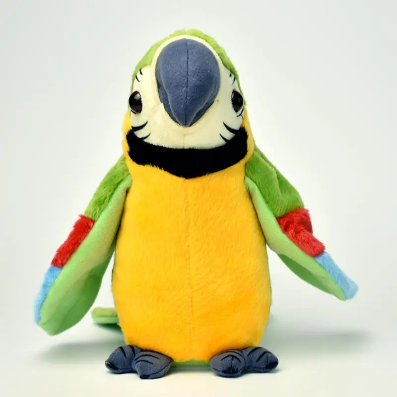 Children gift Parrots learn to talk copy  voice funny Stuff Electric Toy Kids Stuffed educational toys plush Toy for child
