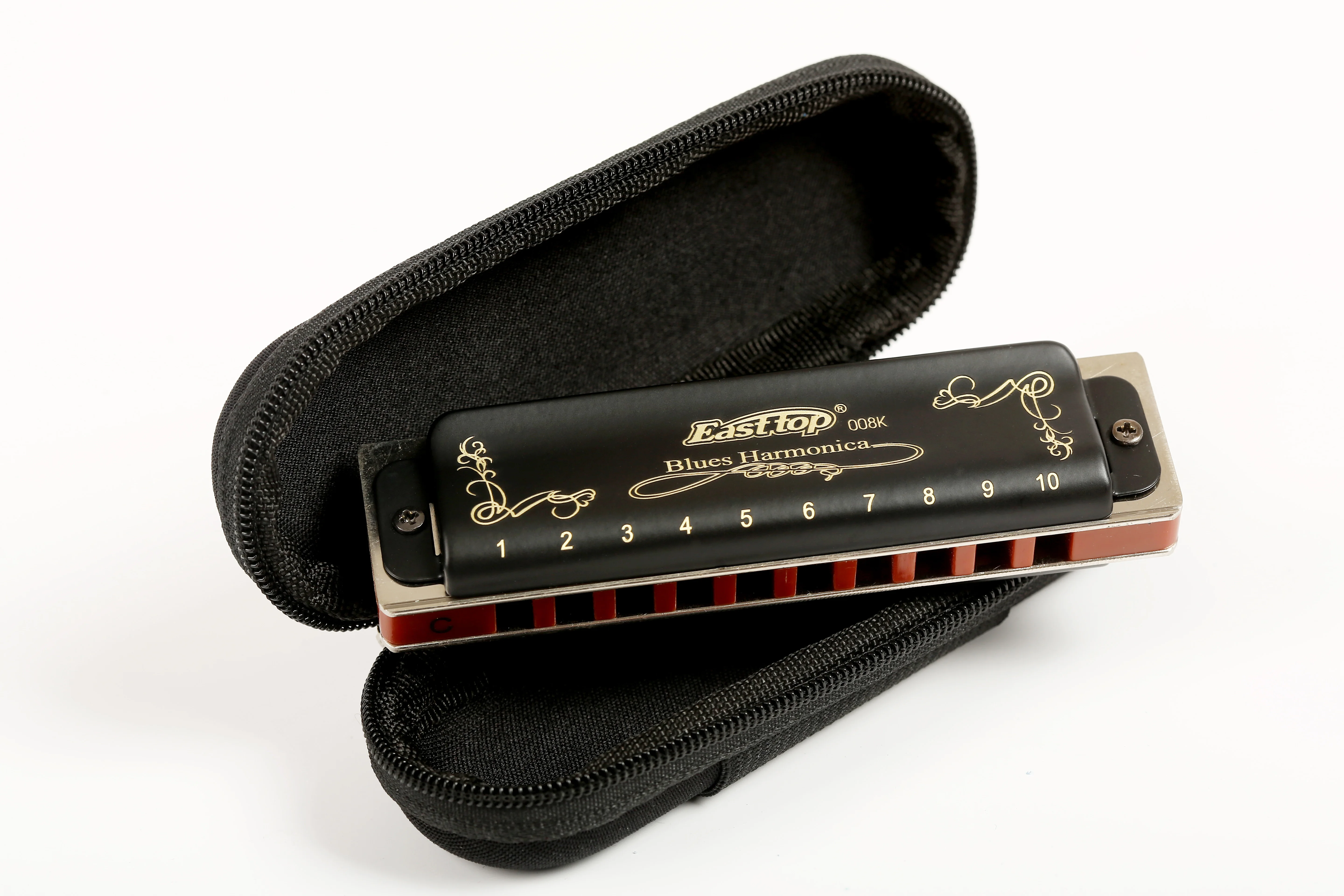 easttop t10-4 10holes phosphor bronze reeds blues harmonica for