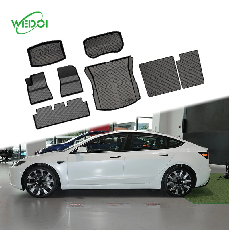 

Floor mats for 2024 refresh tesla model 3 highland new product tesla model 3 hightland Dedicated Car Mats