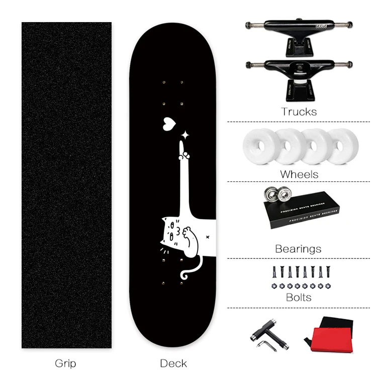 

Wholesale Cheap Skateboard Deck 7 Ply Complete Longboard for Sale, Customized color