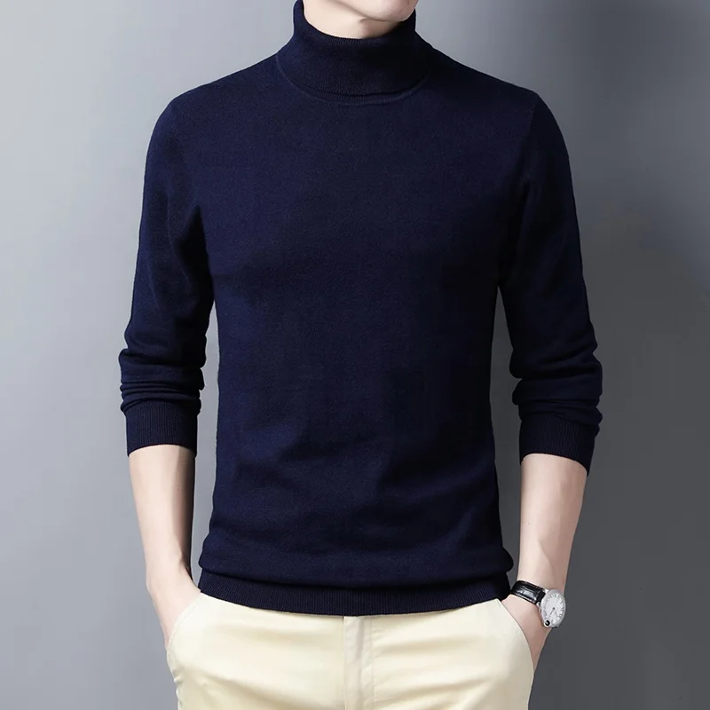 

Boutique men's wear men sweater knitwear with 100% wool Elastic thick, Customized color