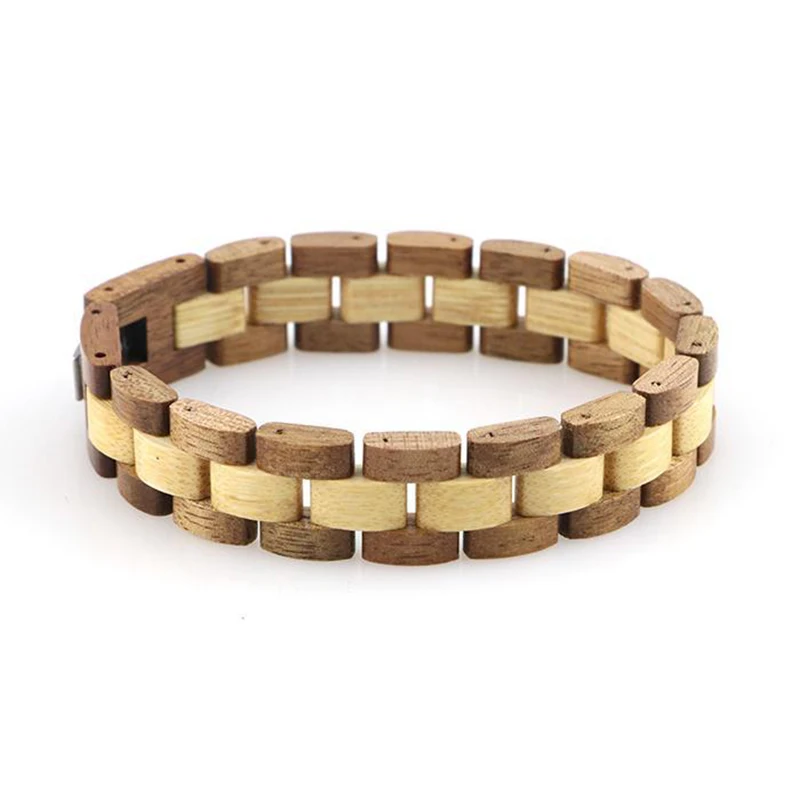 

Wooden Bead Chunky Bracelet Wood And Stone Bracelets Large Wood Bracelet