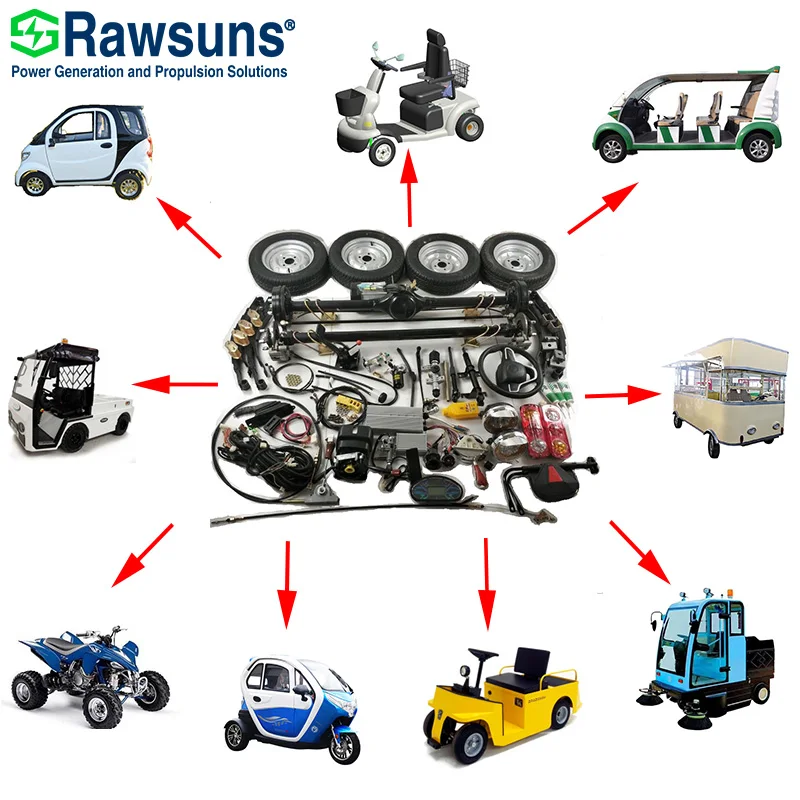 Car Engine Conversion 2.2kw - 4.5kw / 7kw - 15kw Electric Vehicle Car Engine Conversion Kit ...