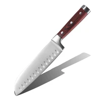 

RUITAI Amazon hot selling professional custom 3Cr13 steel pakkawood japanese santoku knife kitchen