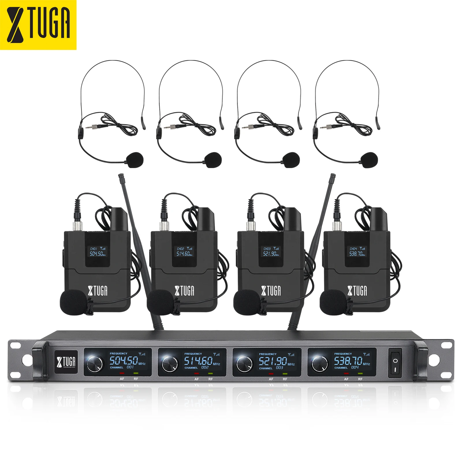 

Wholesale High Rated Codless Mic Vhf Wireless Microphone, Black