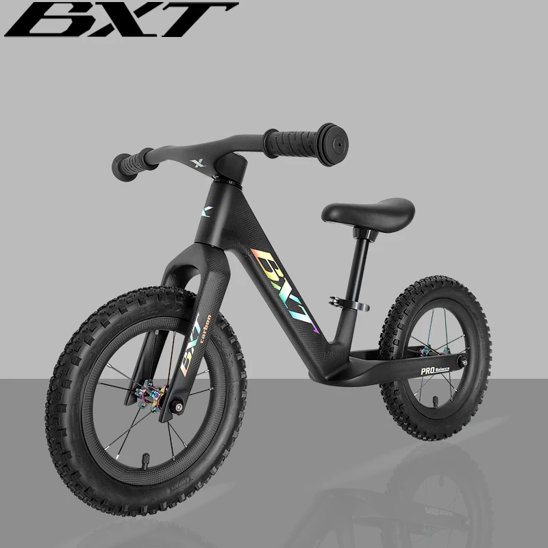 12inch Full Carbon Balance Bike for Kids Toddler Bikes Children No Pedal Bicycle for 2-6 Years Old 12" Carbon Fiber Balance Bike