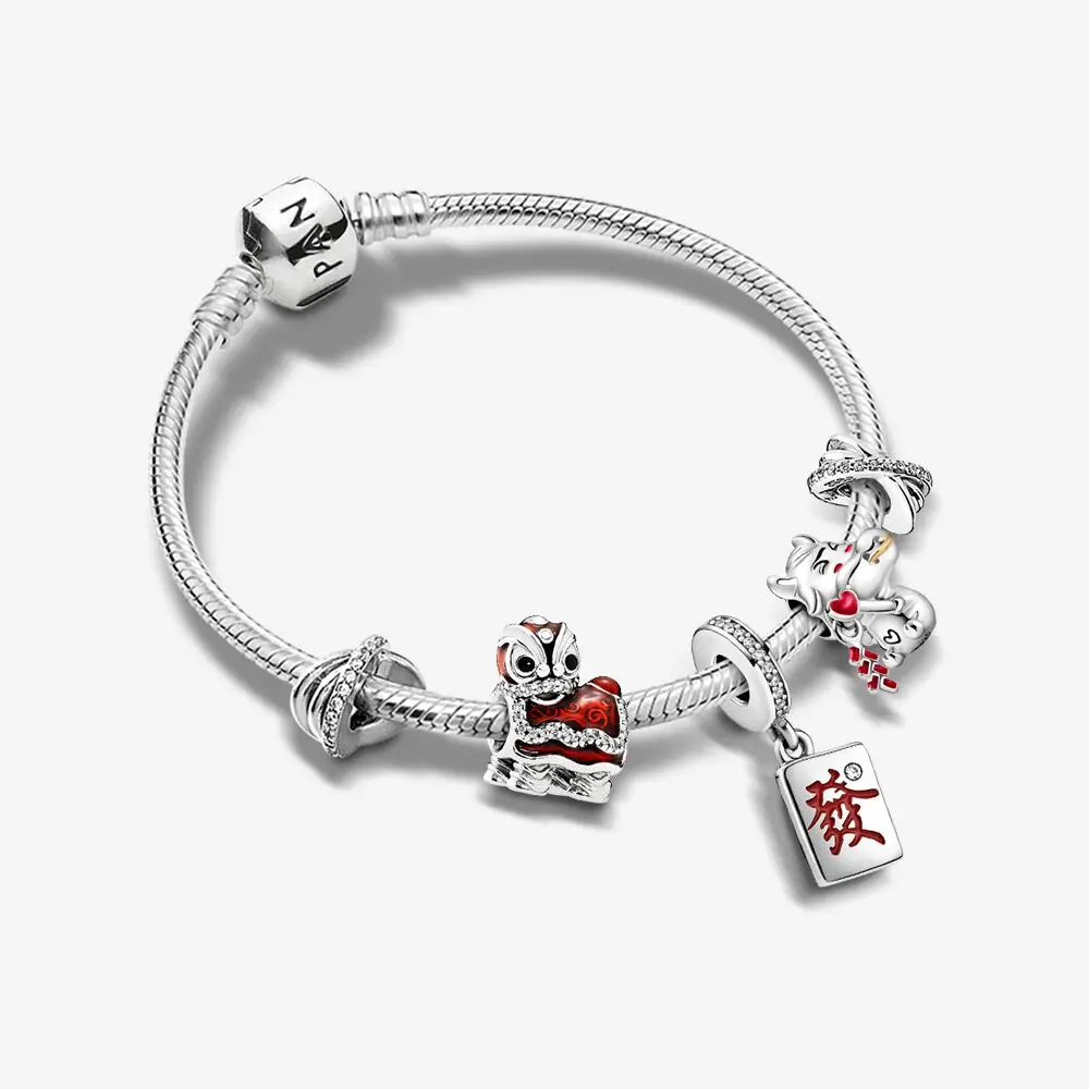 

wholesale high quality fashion bracelets 925 silver European and American Beaded bracelets