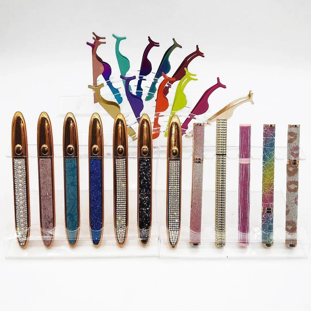 

Magnetic Eyeliner 3d Mink Eyelashes Private Label Mink Lashes Magnetic Eyeliner Glue Pen, Clear/white/black /colorful