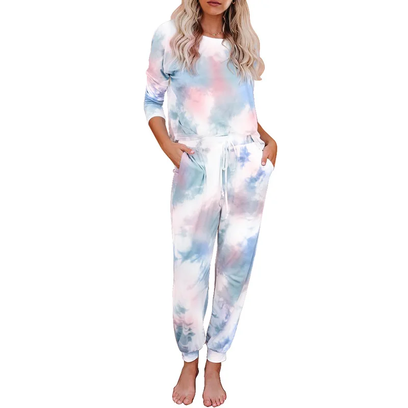 

Wholesale Cheap Women Multicolor Swingy Tank And Ruffled Shorts Loungewear Pajama Set, Customized pajama