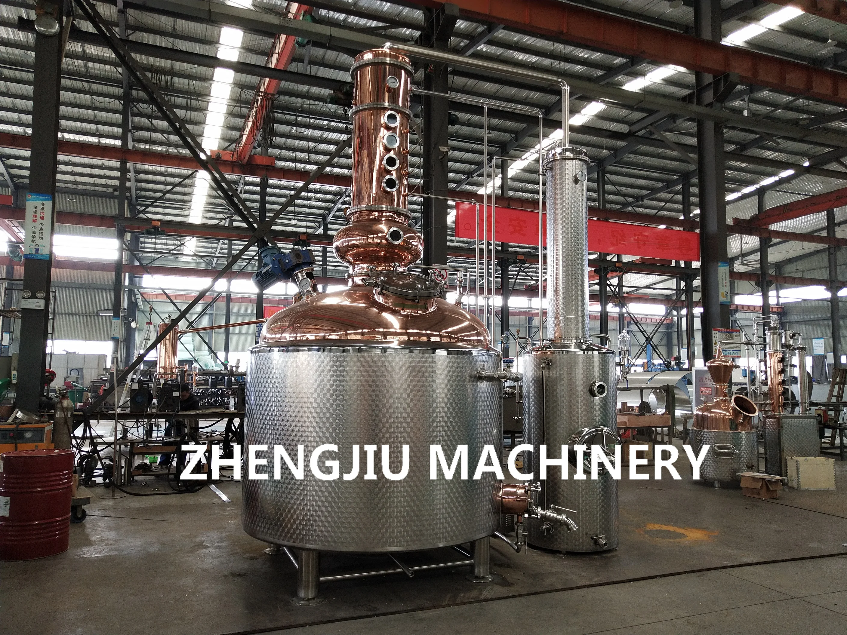 Copper Alcohol Distiller Lab Distillation Kit - 50L-5000L Capacity for ...