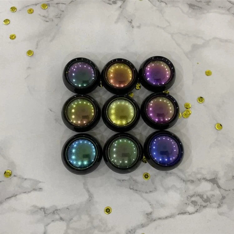 

New High Pigment Loose Neon Chrome Eyeshadow Changing Color Chameleon/cameleon Eyeshadow, 9 colors