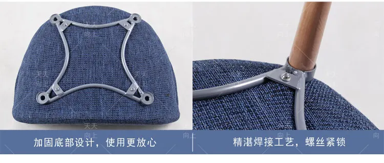 Wholesale Outdoor Fabric Cafe Chair for Chatting Dental Easy Chair Plastic Chair with Cloth Padded