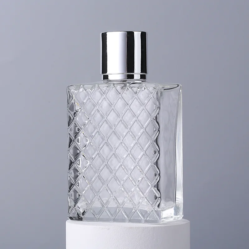 

Ready to ship clear or customized 100ml empty refillable perfume bottle for sale