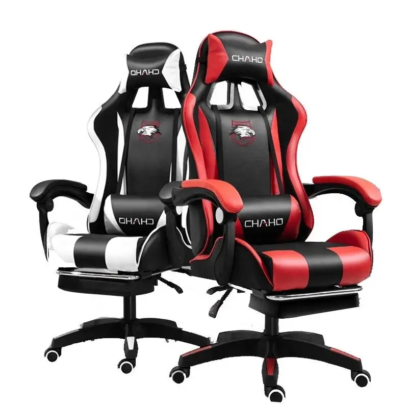 

WSX009 Custom ergonomic leather comfortable computer game chair swivel lift racing chair leather gaming furniture chair