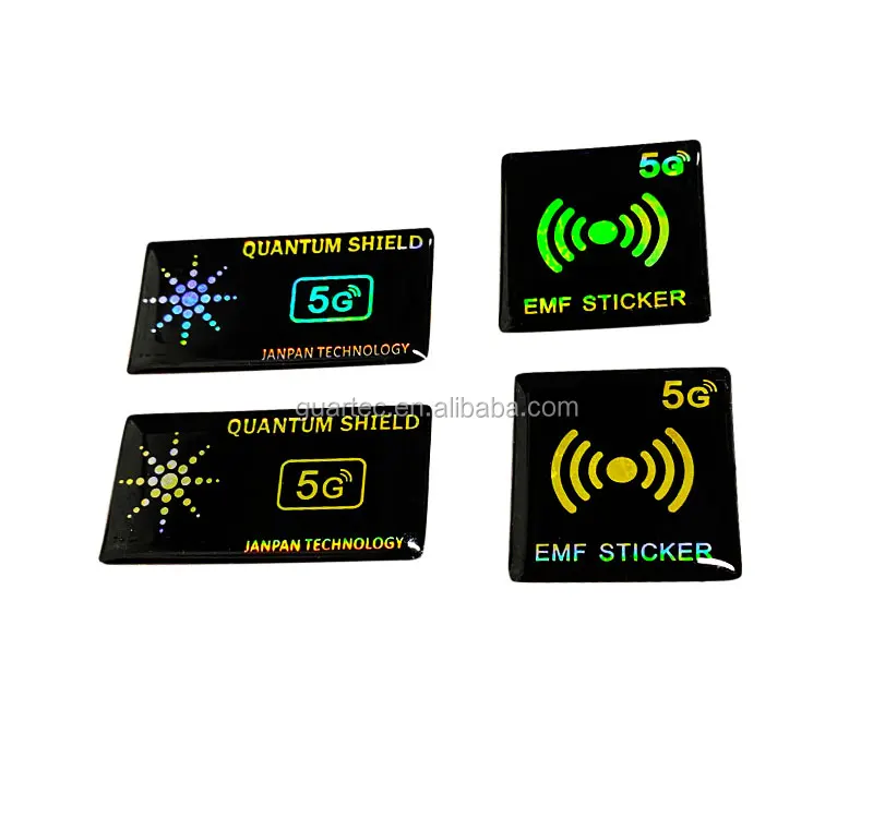 Logo Quantum Energy Shield Germany 5g Emf Emr Protection Chip Anti