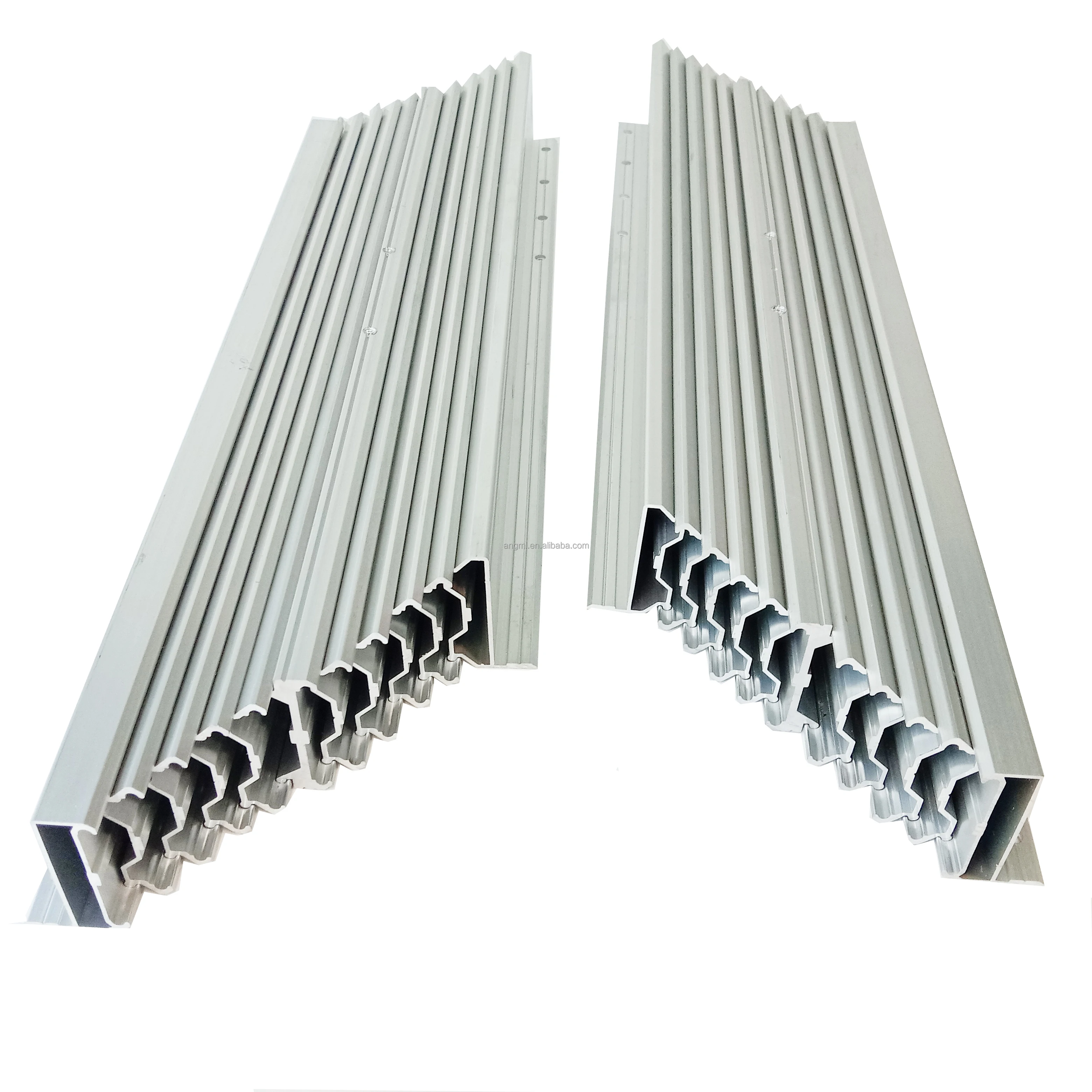 

Aluminum Multi Sections Folding Extension Kitchen300-500mm 9-15 Section Table slider