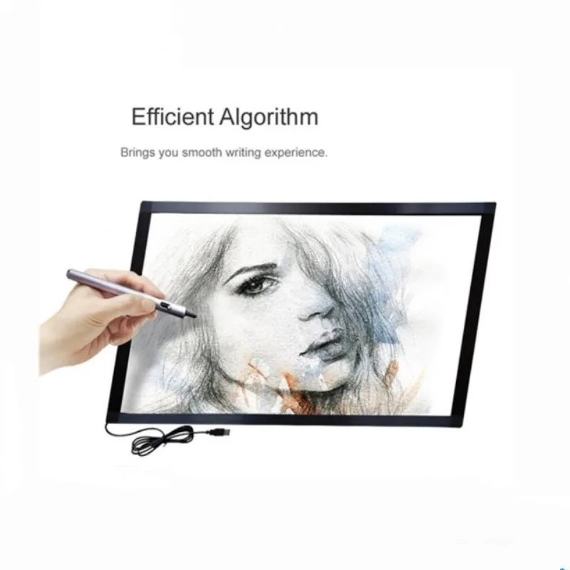 

43inch ir touch overlay for large touch screen panel to wall mount kiosk machine