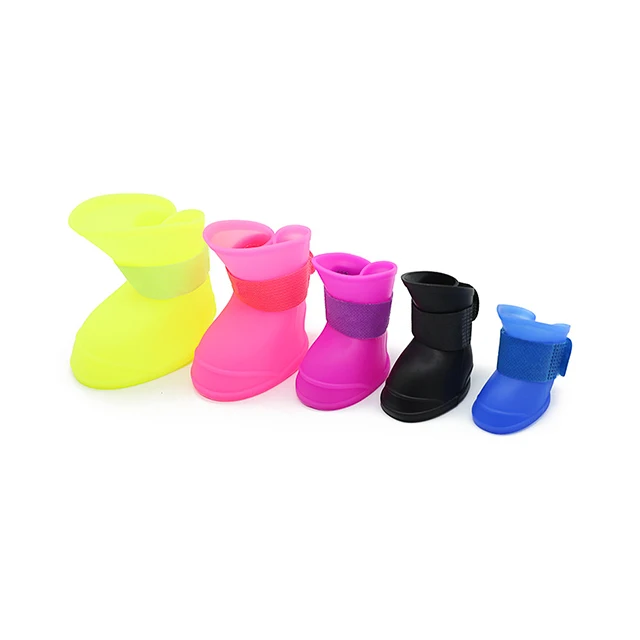 

Silicone Waterproof Rain Boots Pet Dog Shoes For Big Large Dog, Picture