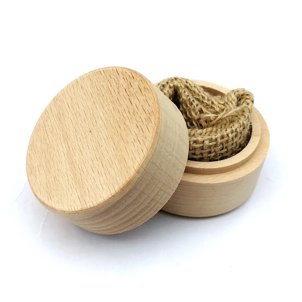 

2022 New Personalized Round Shape Wooden Jewelry Packaging Box Wedding Ring Box