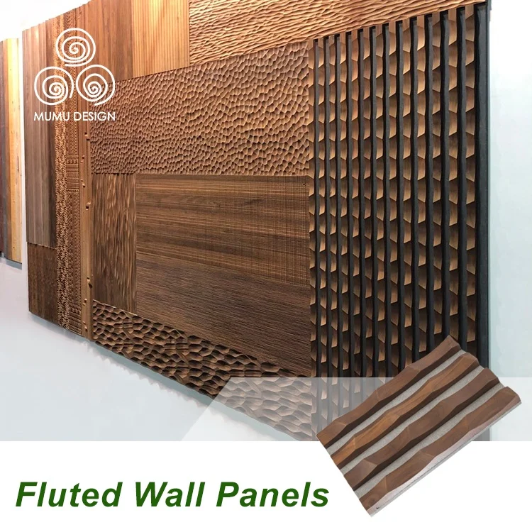 

MUMU Exterior Composite Wall Siding Construction Building Boards Real Estate 3D Wood Cladding Wall Panels