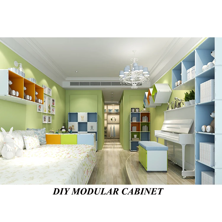 
Wholesale Furniture Plastic Diy Modular Closet Plastic Storage Cube Wardrobe Modular Closet 