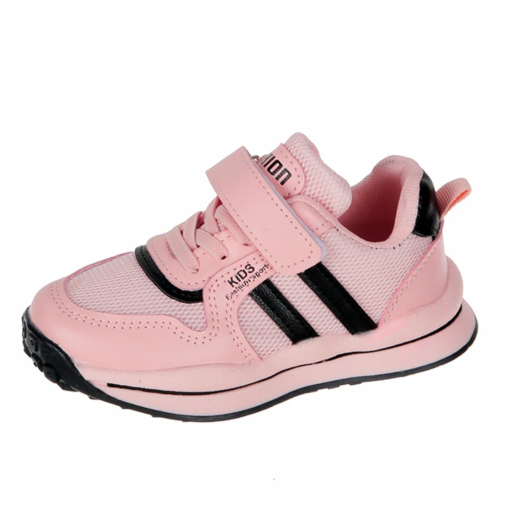 

New breathable Sport Running school shoes for boys Casual Non-slip sneakers for girls wholesale shoes for kid, Pink,black,grey