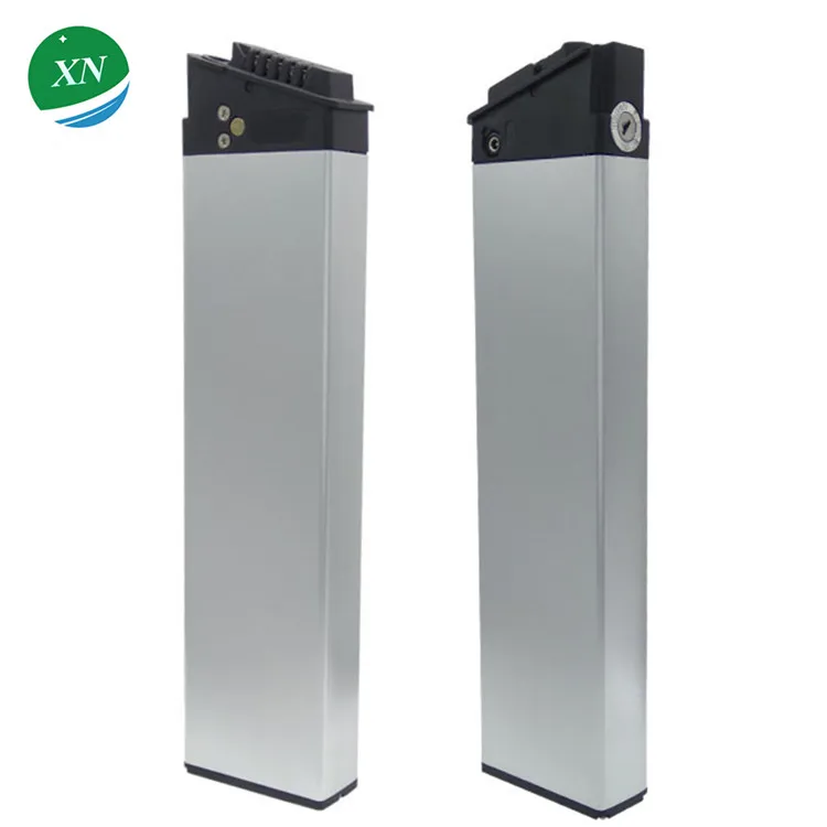 

Rechargeable 18650 Lithium Battery Electric Bike battery 36v 48v 10ah 14ah Ebike Battery Pack With Alloy Boxe, Silver