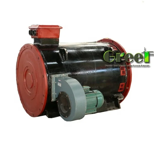 
5kW 250rpm 380v free energy permanent magnet generator , low speed long lifespan alternator 
