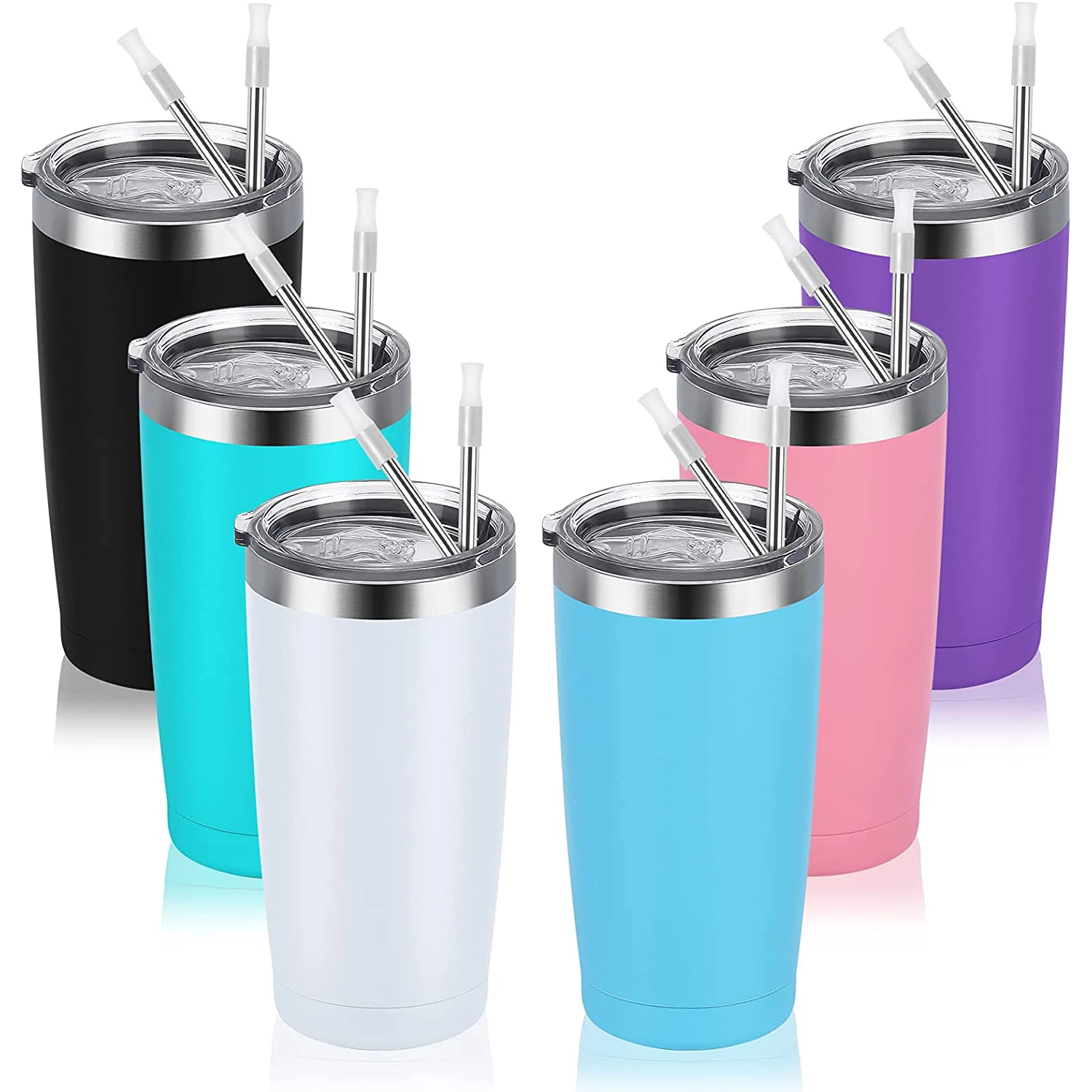 

Factory Wholesale 20 oz Tumbler Double Wall Insulated Stainless Steel Coffee Travel Mug with Lid