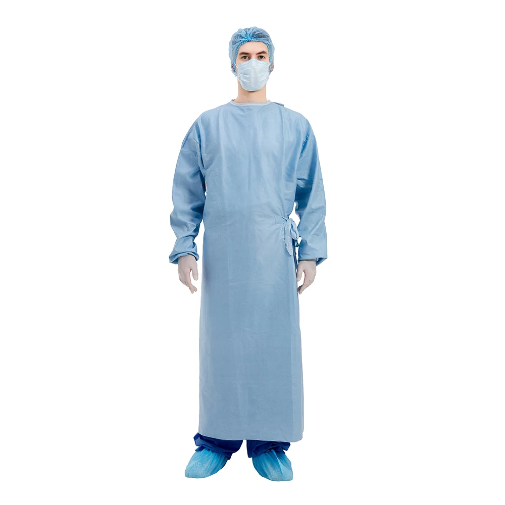 Spunlace non-woven fabric Sterile Disposable Surgical Gown SMMS PE PPE Gown - KingCare | KingCare.net