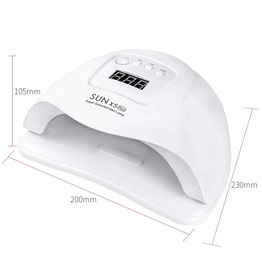 

Best Selling Sun X5 Lamp 110W LED New Automatically Sensing 36 Light Bead Quick Dry Nail Lamp, White pink nail lamp