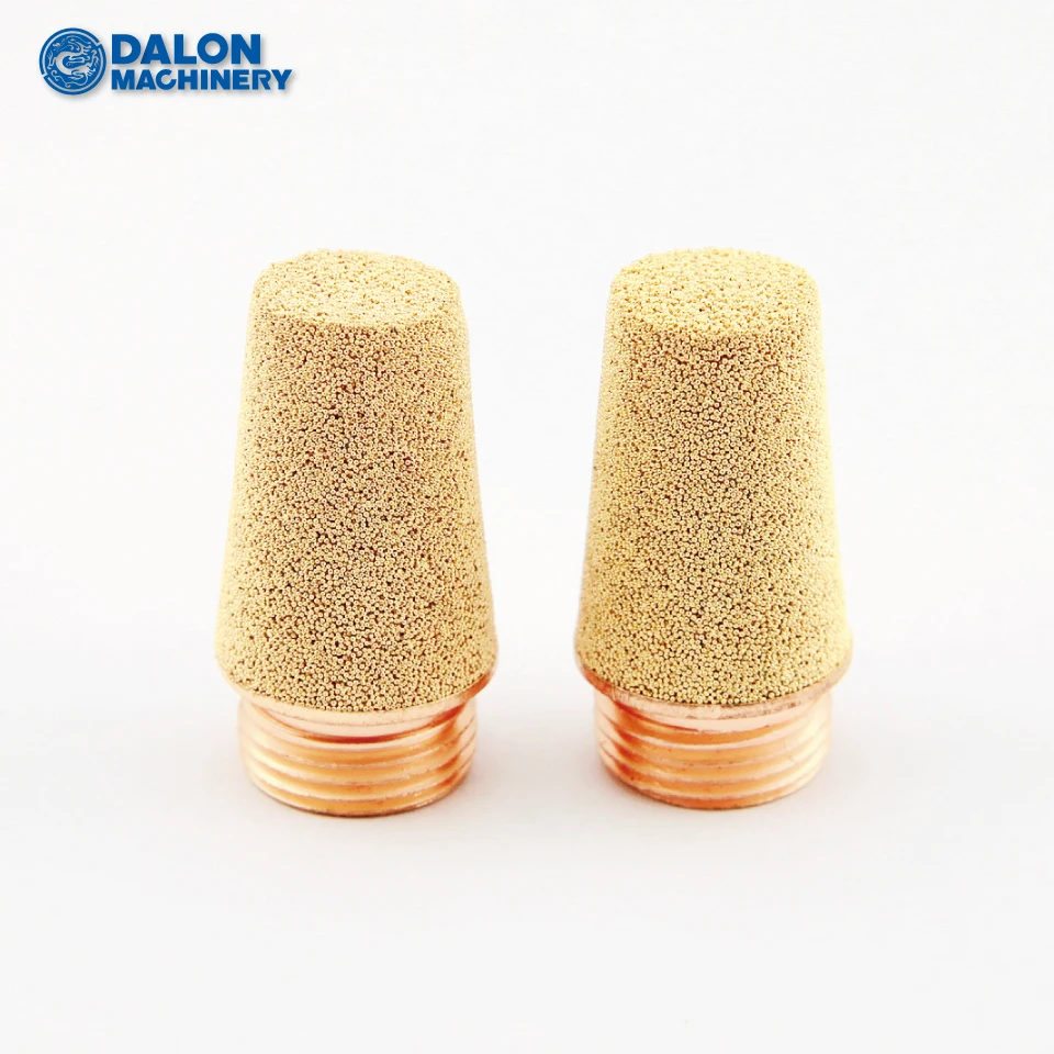 
BSP G NPT PT thread SC 1/8 bronze muffler pneumatic air silencer with brass thread 