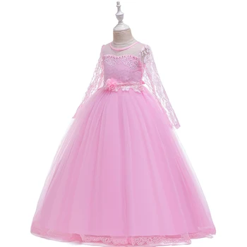 pink ball gown for kids