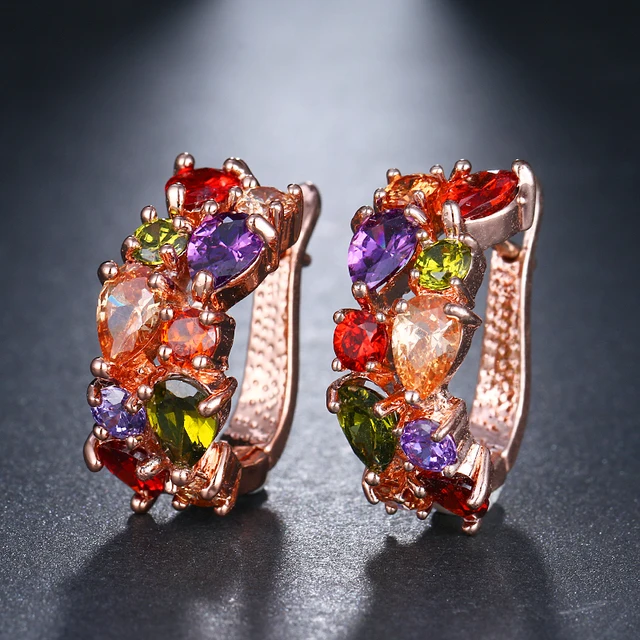 

Colorful Special Earrings Anti-allergic Earrings Zircon Earrings for Women
