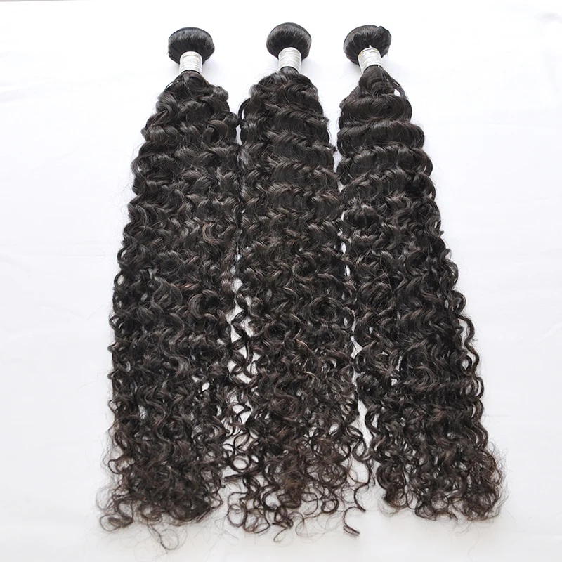 

curly dominican republ santo domingo hair product wholesale 100g/piece 3pcs/lot 16-28inches curl dominican hair product, Natural black