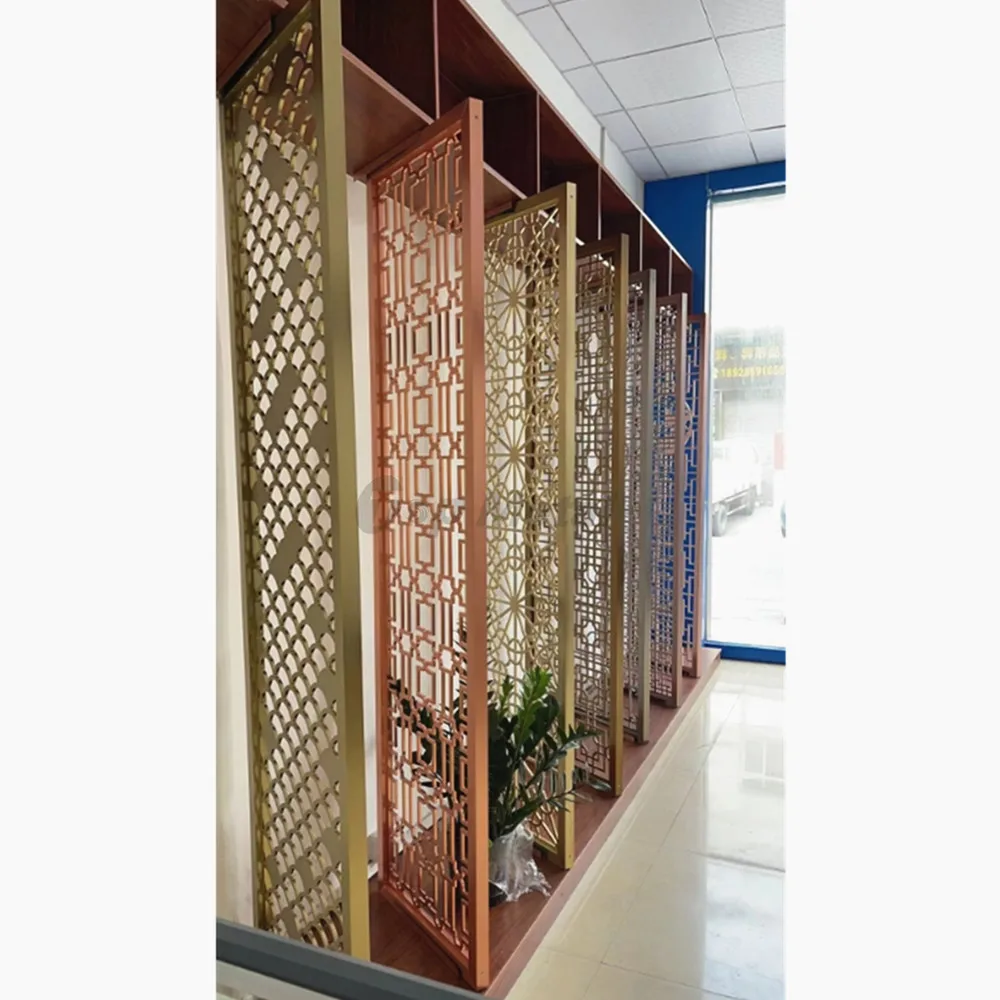

Laser Cut Metal Screens Decorative Plate Room Divider for Hotel, As per customer's requirement