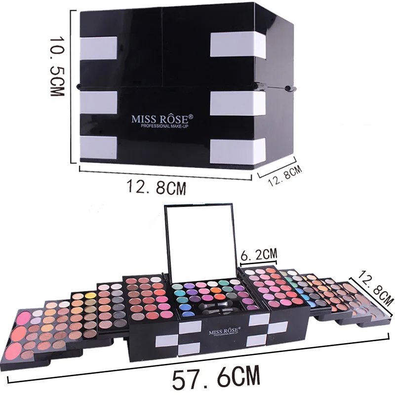 High Quality 142 Color Makeup Artist Special Cosmetic Case OEM Eye Shadow Palette