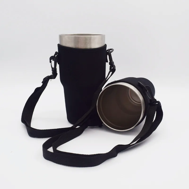 

Q1365 Custom Mug Shoulder Carry Bag for 30 OZ Cup Tumbler Carrier Water Bottles, 1 color