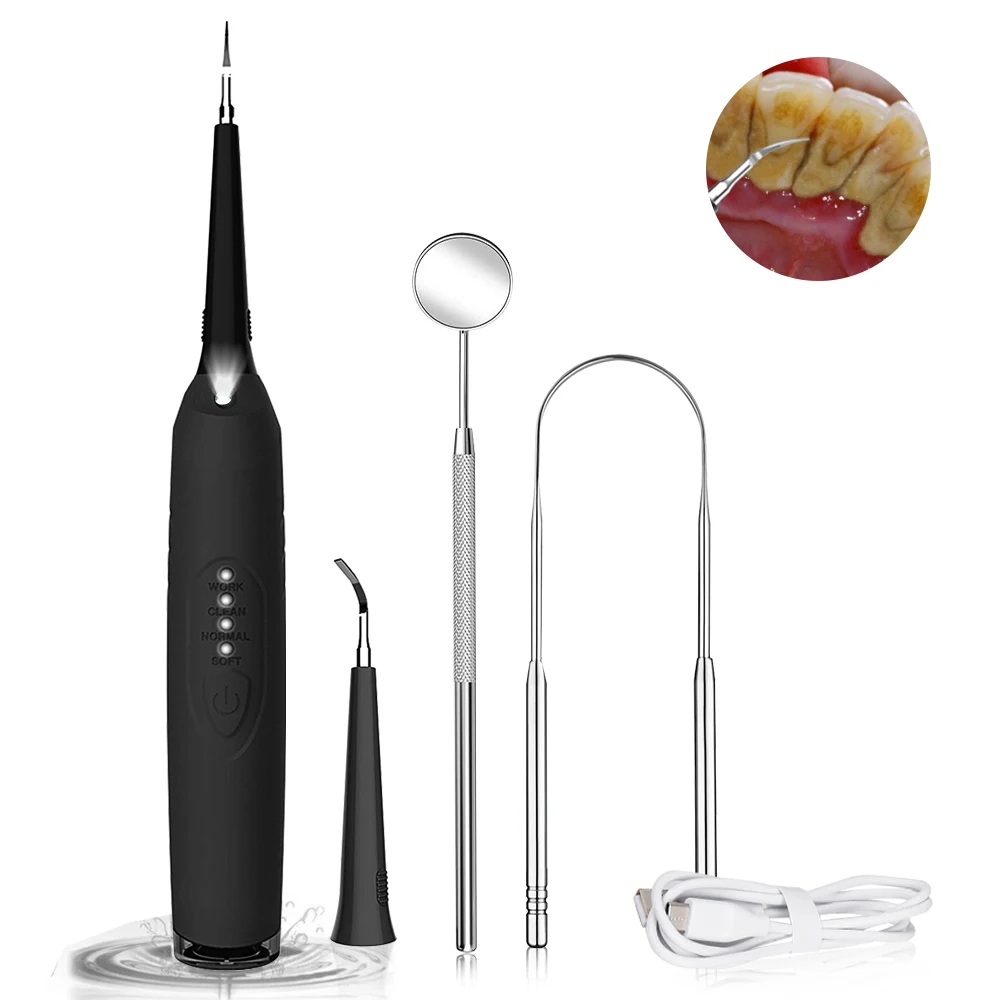 

Ultrasonic Tartar Remover Portable Teeth Stain Remover Electric Tooth Cleaner