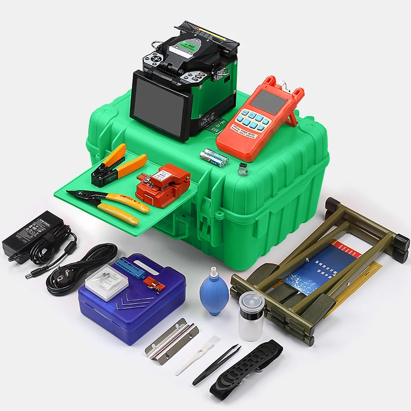 

A-80S Fiber Optic Cable Fusion Splicing Fiber Fusion Splice Box automatic fiber optic fusion machine A-80S