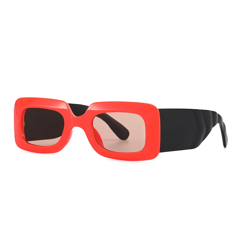 

Customize logo square frame wide legs UV400 shades fashion sunglasses