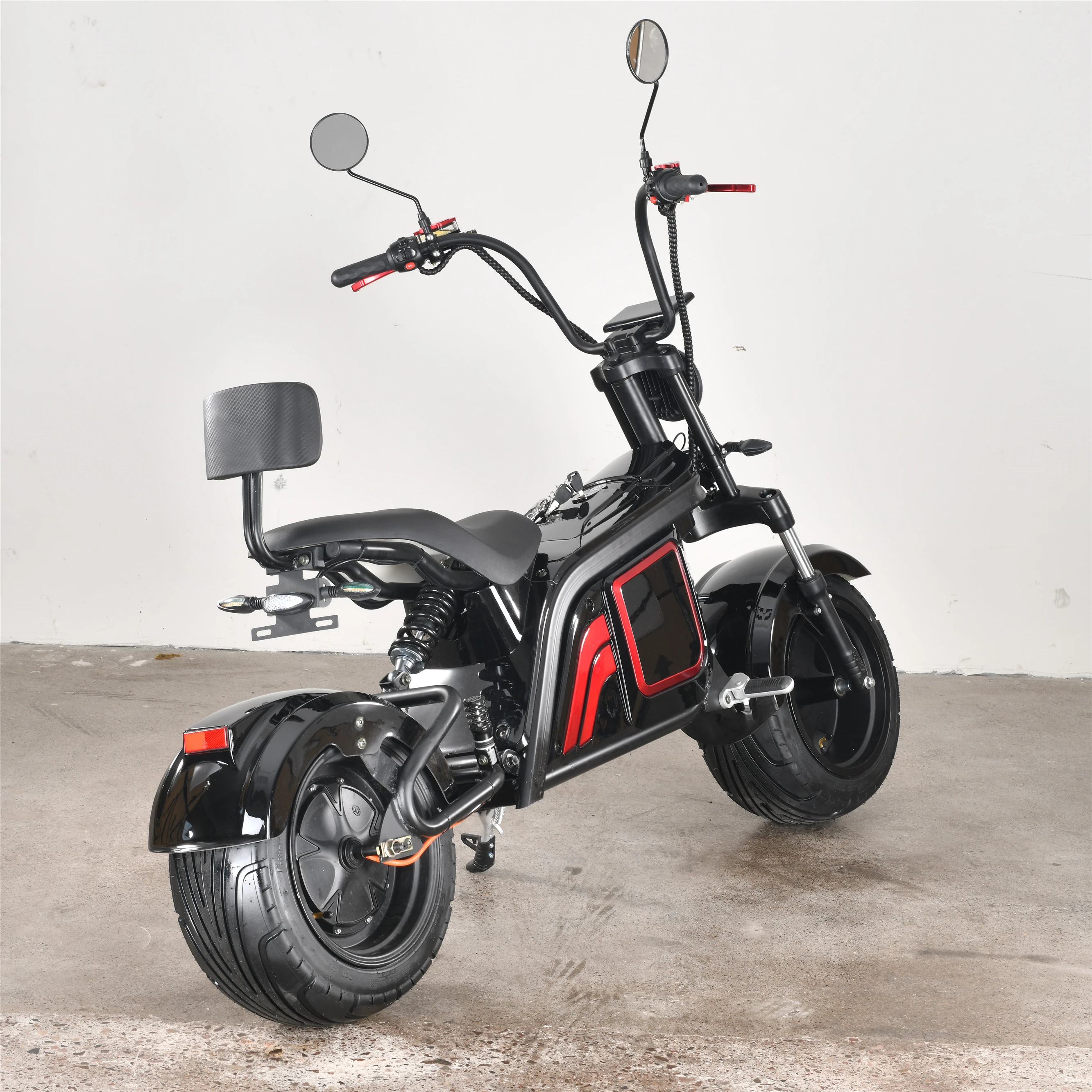 

2022 New Model Electric Scooter 3 Wheel Golf Club Fat Tire Safe Sport Type Citycoco With Golf Rack