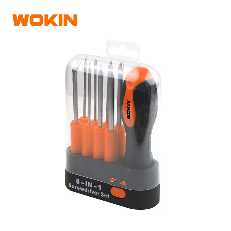 

WOKIN 206109 9pcs Interchangeable Multi-function Bit Screwdriver Set